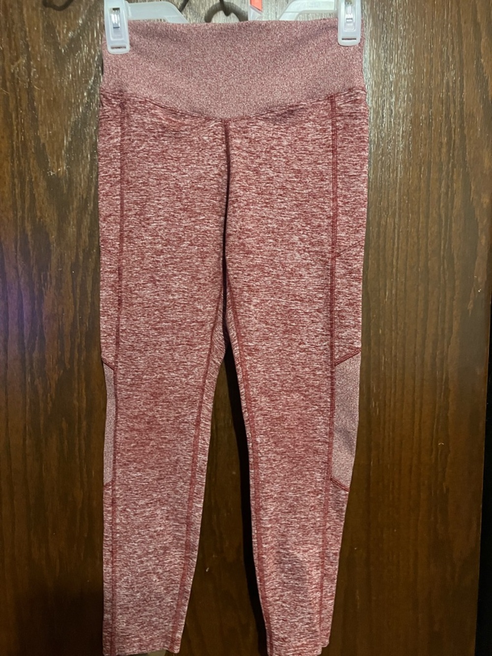 PINK Victoria's Secret Marled Rose Active Leggings